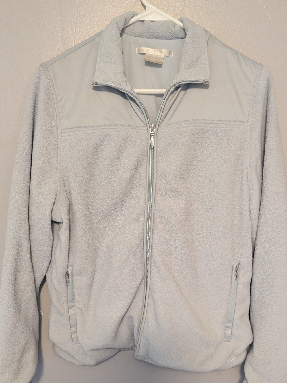 Nike Light Blue Women's Teddy Fleece Zip Jacket